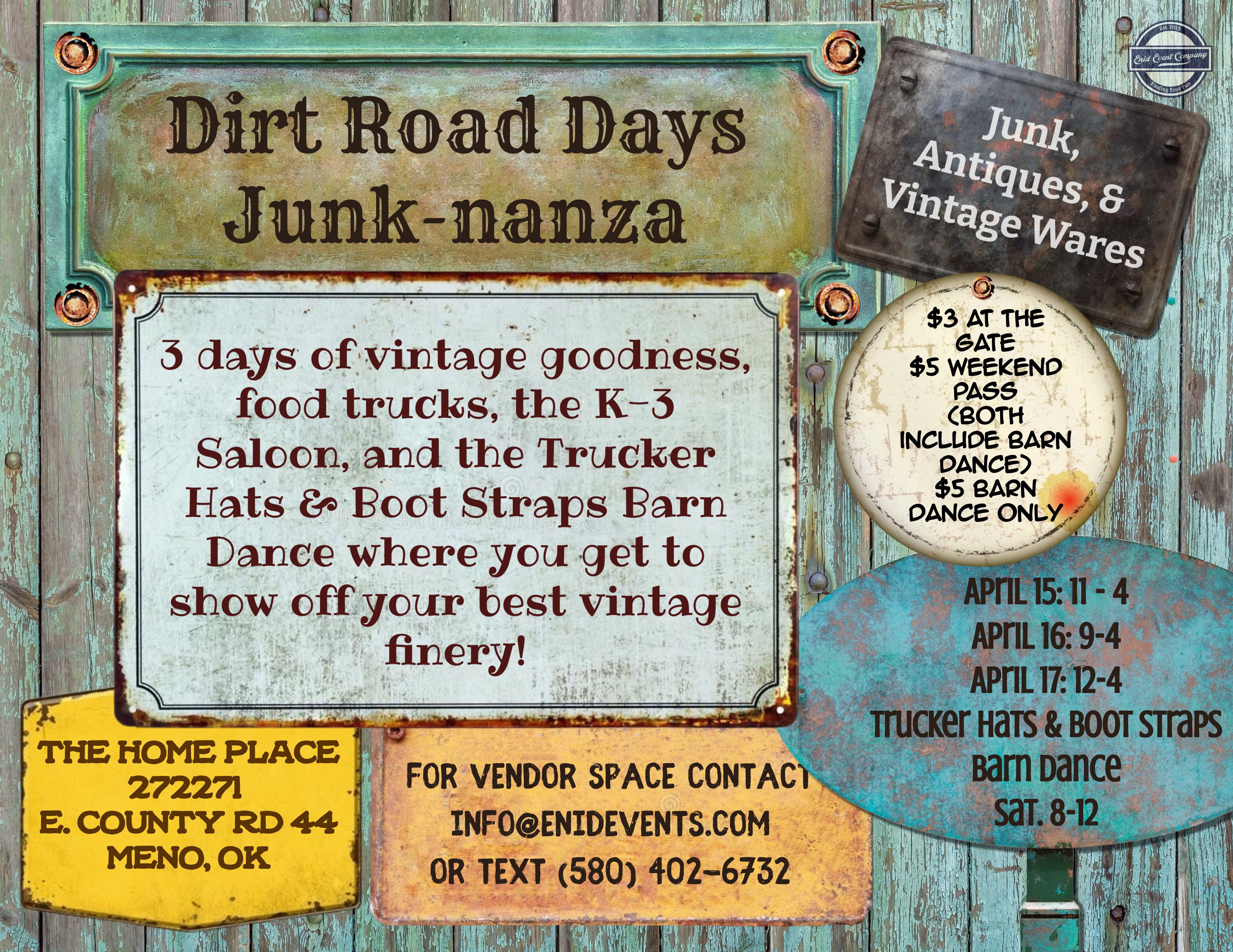 Dirt Road Days Junk-nanza